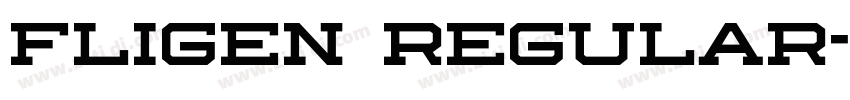 Fligen Regular字体转换